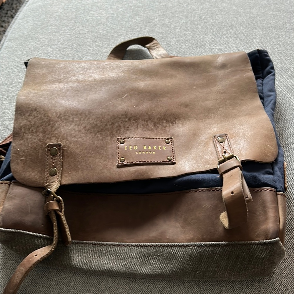 Ted Baker leather book satchel